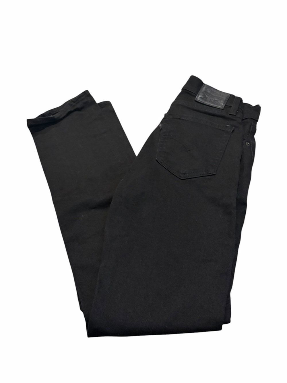 LEVI’S 724 High rise straight black jeans